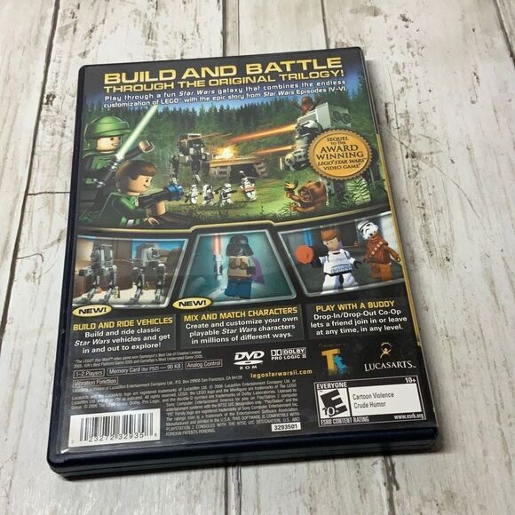 PlayStation 2 PS2 Lego Star Wars 2 and Star Wars the Greatest Hits Video Games - Picture 8 of 8